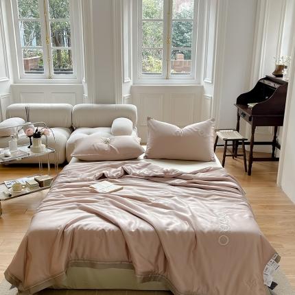 汇庭 2022新款雅思兰夏凉被被子被芯 肉粉色