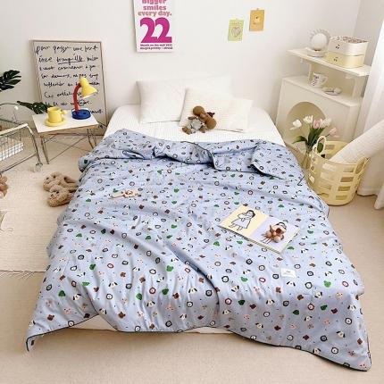 91家纺网 家纺一手货源 找家纺 （总）汇庭 2022新款A类儿童印花大豆夏被被子被芯