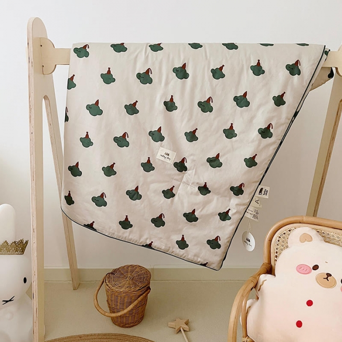 91家纺网 家纺一手货源 找家纺 汇庭 2022新款A类儿童印花大豆夏被被子被芯 哈伯