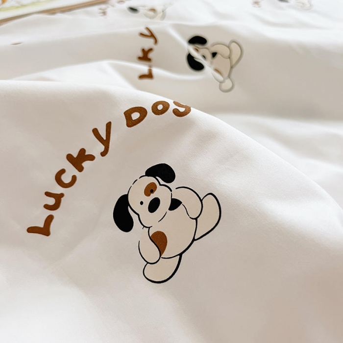 91家纺网 家纺一手货源 找家纺 汇庭 2022新款A类儿童印花大豆夏被被子被芯 掌门狗