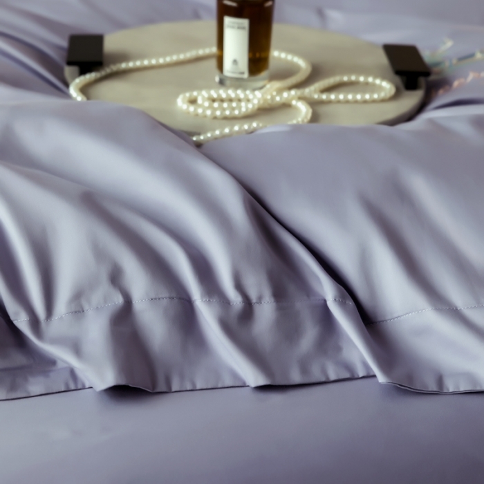 91家纺网 家纺一手货源 找家纺 芊寻家居 2024新款全棉长绒棉四件套 一鹿有你-水墨灰