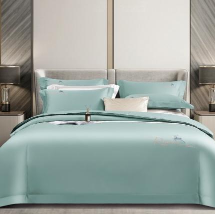 芊寻家居 2024新款全棉长绒棉四件套 一鹿有你-爱情海