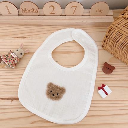 (总) 海门市凯芙兰纺织品有限公司 2022新款小熊婴儿围嘴