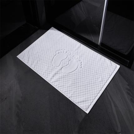 91家纺网 家纺一手货源 找家纺 （总）罗菲尼2025新款白色全棉地巾酒店用品宾馆用品民宿用品