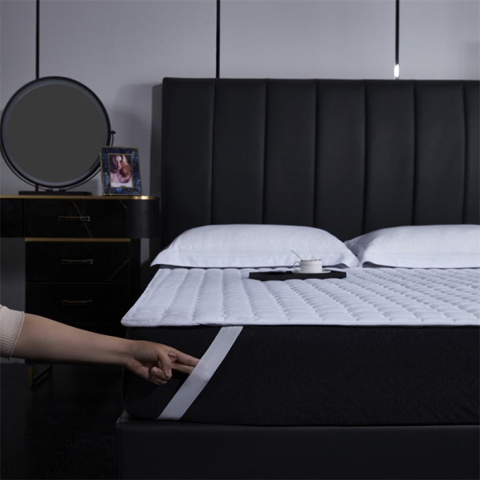 91家纺网 家纺一手货源 找家纺 （总）罗菲尼 白色加密磨毛加棉床护垫酒店用品宾馆用品民宿用品