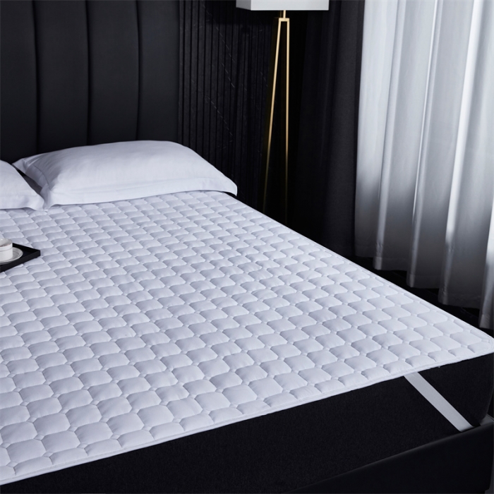 91家纺网 家纺一手货源 找家纺 （总）罗菲尼 白色加密磨毛加棉床护垫酒店用品宾馆用品民宿用品