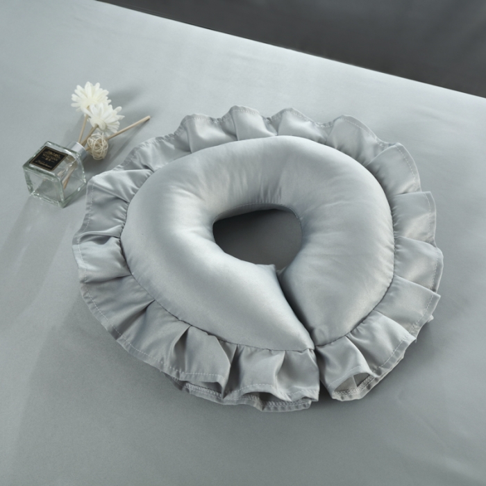 91家纺网 家纺一手货源 找家纺 莉人坊美容床罩批发 2023十美段天丝美容床罩四件套-真爱至上-灰色