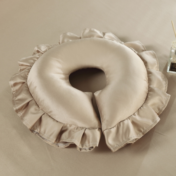 91家纺网 家纺一手货源 找家纺 莉人坊美容床罩批发 2023十美段天丝美容床罩四件套-真爱至上-卡其色