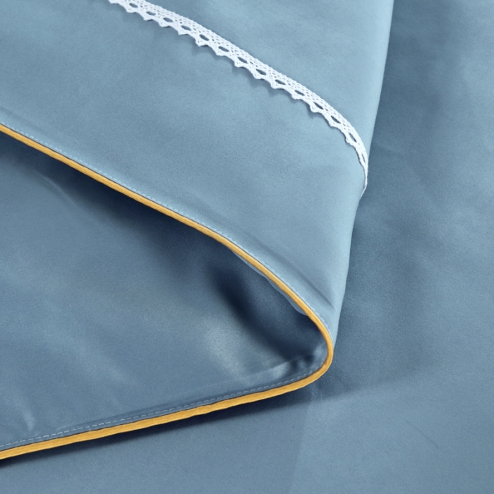 91家纺网 家纺一手货源 找家纺 莉人坊美容床罩批发 2023十美段天丝美容床罩四件套-真爱至上-蓝色
