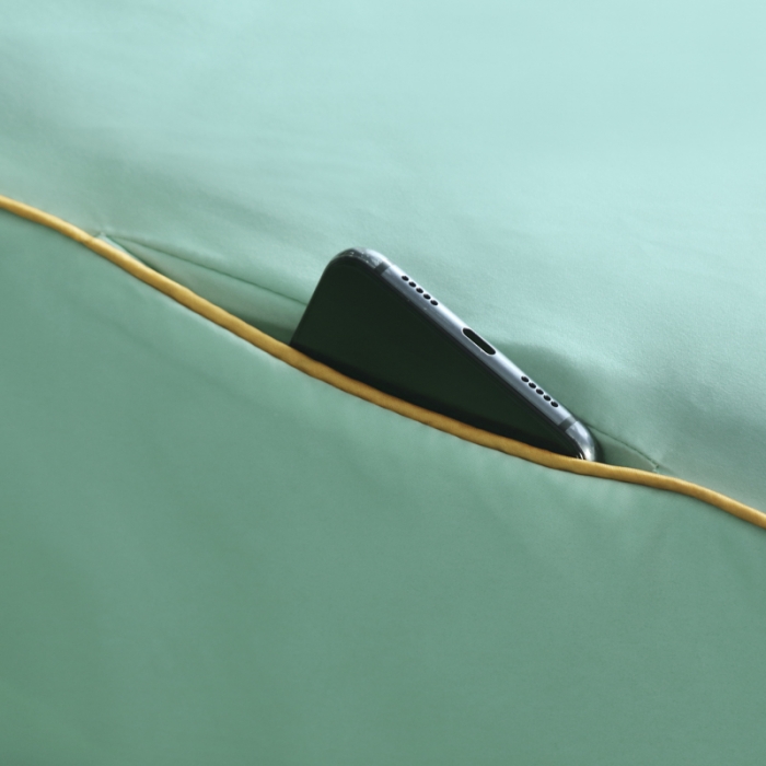 91家纺网 家纺一手货源 找家纺 莉人坊美容床罩批发 2023十美段天丝美容床罩四件套-真爱至上-浅绿色
