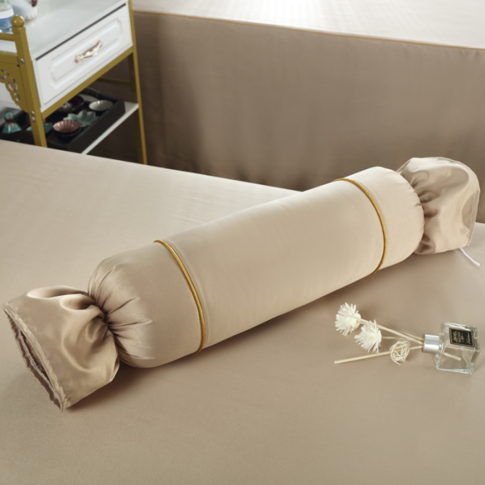 91家纺网 家纺一手货源 找家纺 莉人坊美容床罩批发 2023十美段天丝美容床罩四件套-真爱至上-卡其色