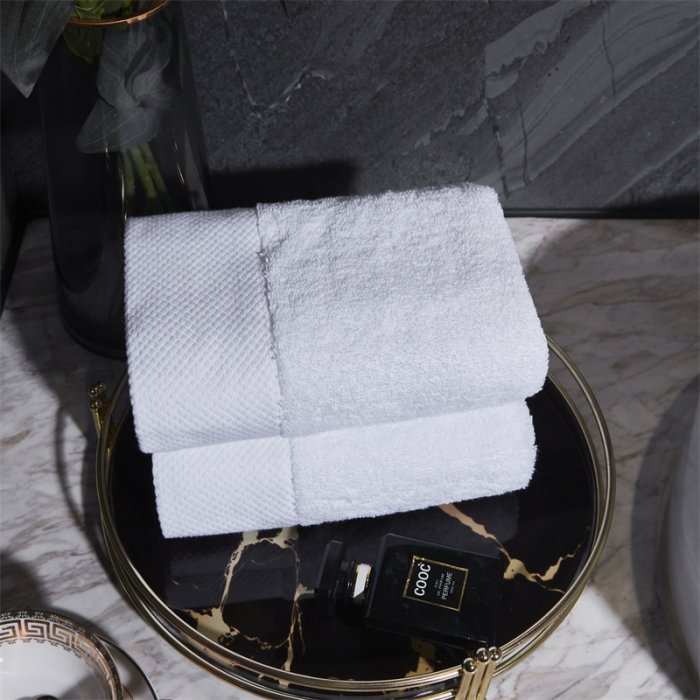 91家纺网 家纺一手货源 找家纺 总 罗菲尼 2025白色全棉毛巾方巾酒店用品宾馆用品民宿用品