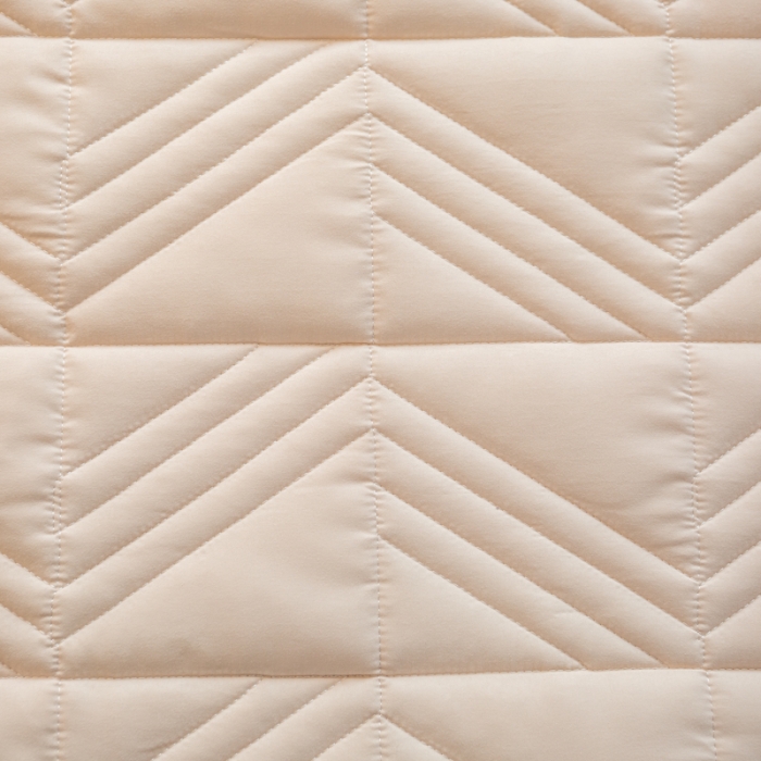 91家纺网 家纺一手货源 找家纺 给笠 2023新款原棉床笠 几何格-卡其