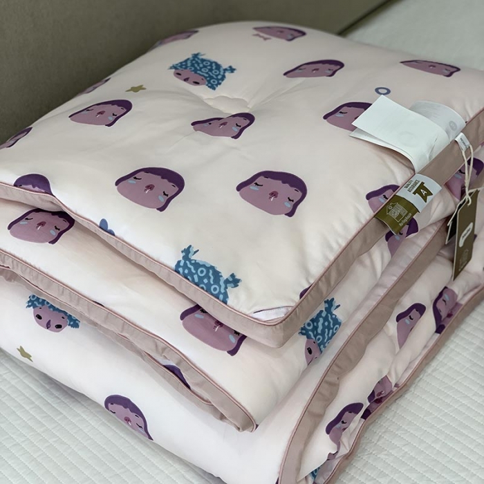 91家纺网 家纺一手货源 找家纺 汇庭 2021新款长绒棉冬被 丑妞妞