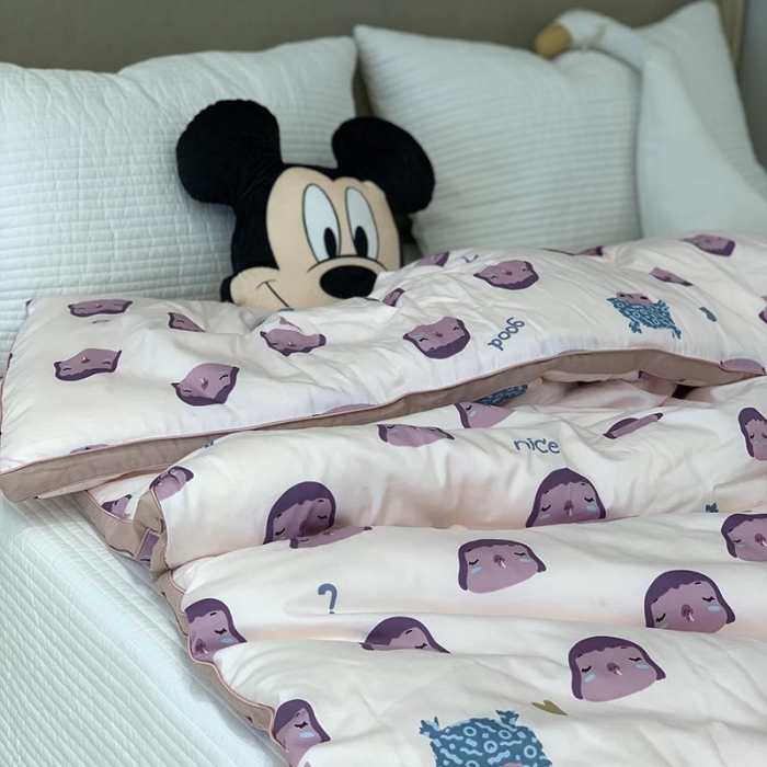 91家纺网 家纺一手货源 找家纺 汇庭 2021新款长绒棉冬被 丑妞妞