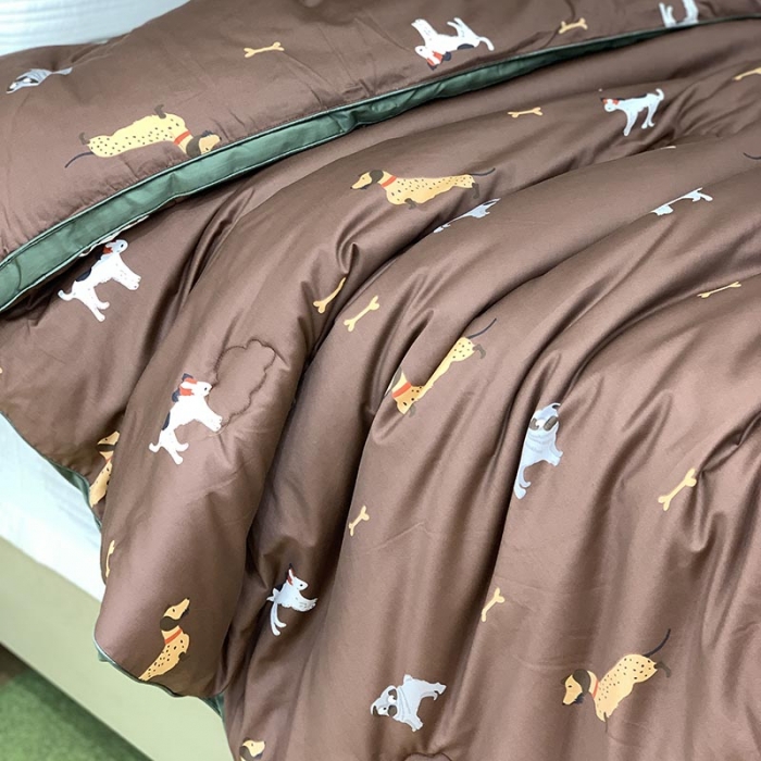 91家纺网 家纺一手货源 找家纺 汇庭 2021新款长绒棉冬被 法斗