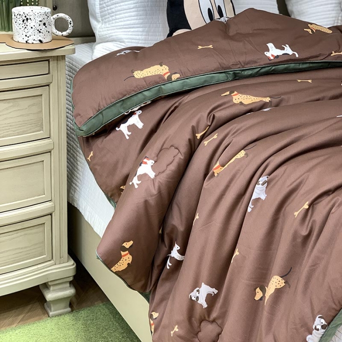 91家纺网 家纺一手货源 找家纺 汇庭 2021新款长绒棉冬被 法斗