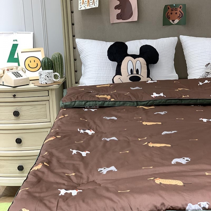 91家纺网 家纺一手货源 找家纺 汇庭 2021新款长绒棉冬被 法斗