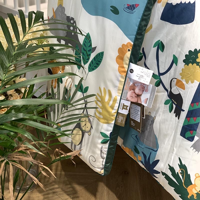 91家纺网 家纺一手货源 找家纺 汇庭 2021新款长绒棉冬被 快乐森林