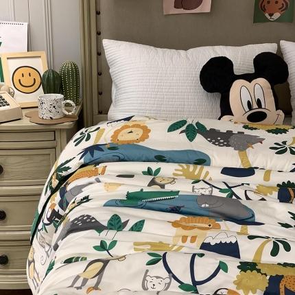 汇庭 2021新款长绒棉冬被 快乐森林