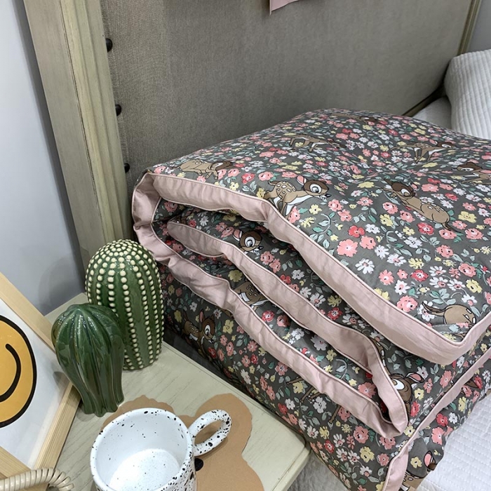 91家纺网 家纺一手货源 找家纺 汇庭 2021新款长绒棉冬被 鹿卡卡