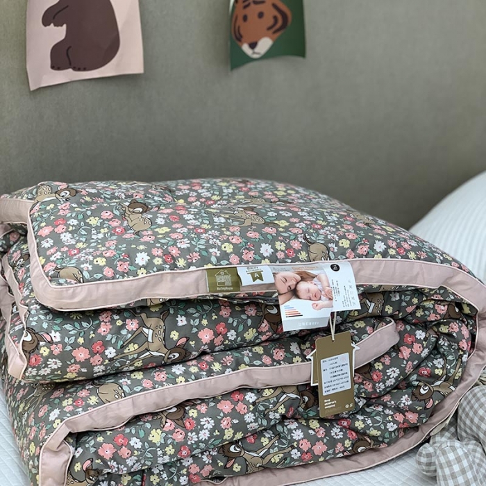 91家纺网 家纺一手货源 找家纺 汇庭 2021新款长绒棉冬被 鹿卡卡