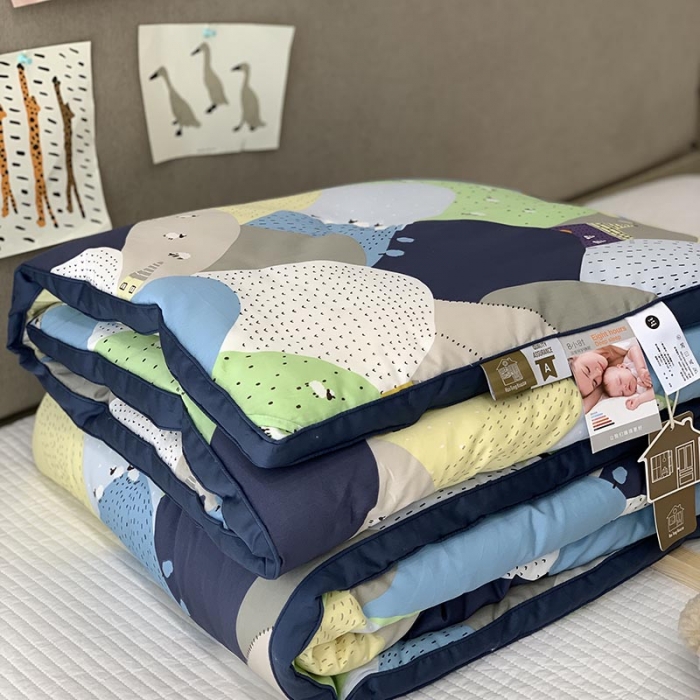 91家纺网 家纺一手货源 找家纺 汇庭 2021新款长绒棉冬被 洛洛卡