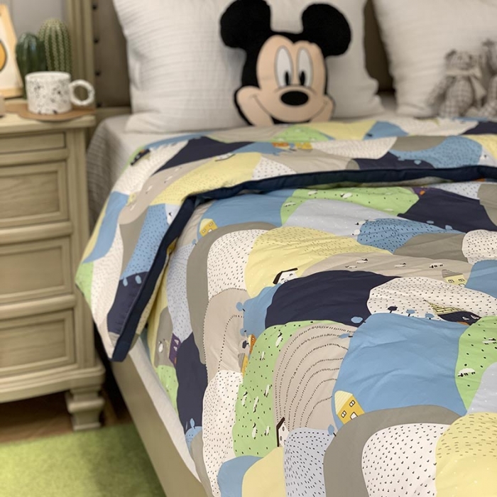 91家纺网 家纺一手货源 找家纺 汇庭 2021新款长绒棉冬被 洛洛卡