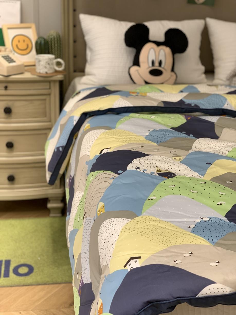 91家纺网 家纺一手货源 找家纺 汇庭 2021新款长绒棉冬被 洛洛卡