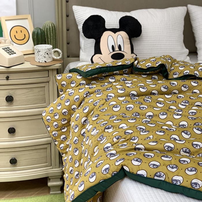 91家纺网 家纺一手货源 找家纺 汇庭 2021新款长绒棉冬被 猫头