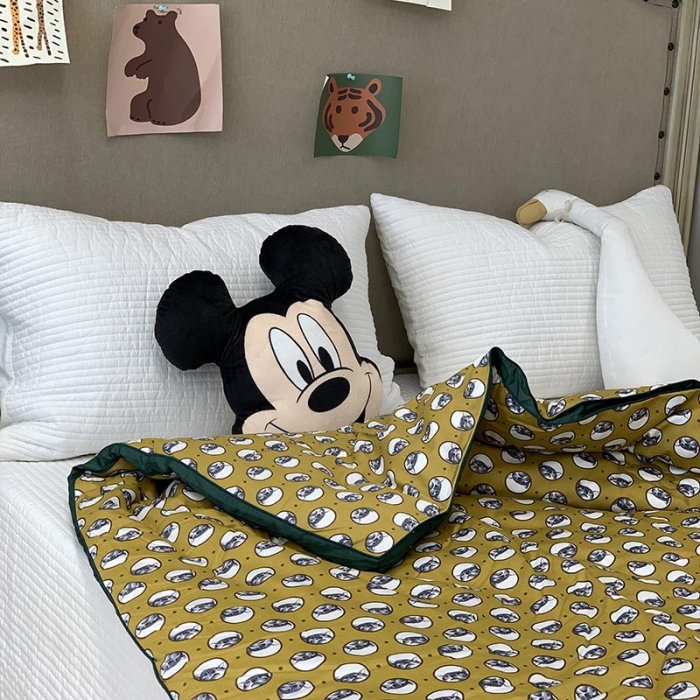 91家纺网 家纺一手货源 找家纺 汇庭 2021新款长绒棉冬被 猫头