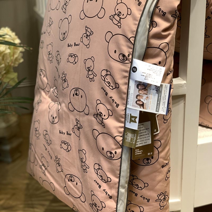 91家纺网 家纺一手货源 找家纺 汇庭 2021新款长绒棉冬被 趴趴熊AB