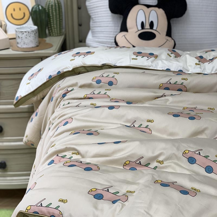 91家纺网 家纺一手货源 找家纺 汇庭 2021新款长绒棉冬被 跑车