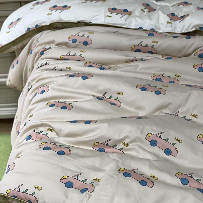 91家纺网 家纺一手货源 找家纺 汇庭 2021新款长绒棉冬被 跑车