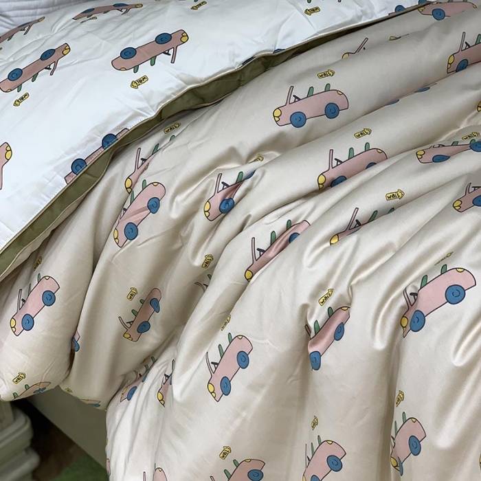 91家纺网 家纺一手货源 找家纺 汇庭 2021新款长绒棉冬被 跑车