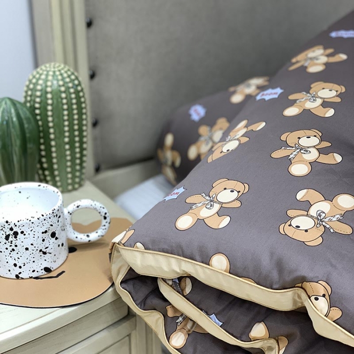 91家纺网 家纺一手货源 找家纺 汇庭 2021新款长绒棉冬被 皮皮熊