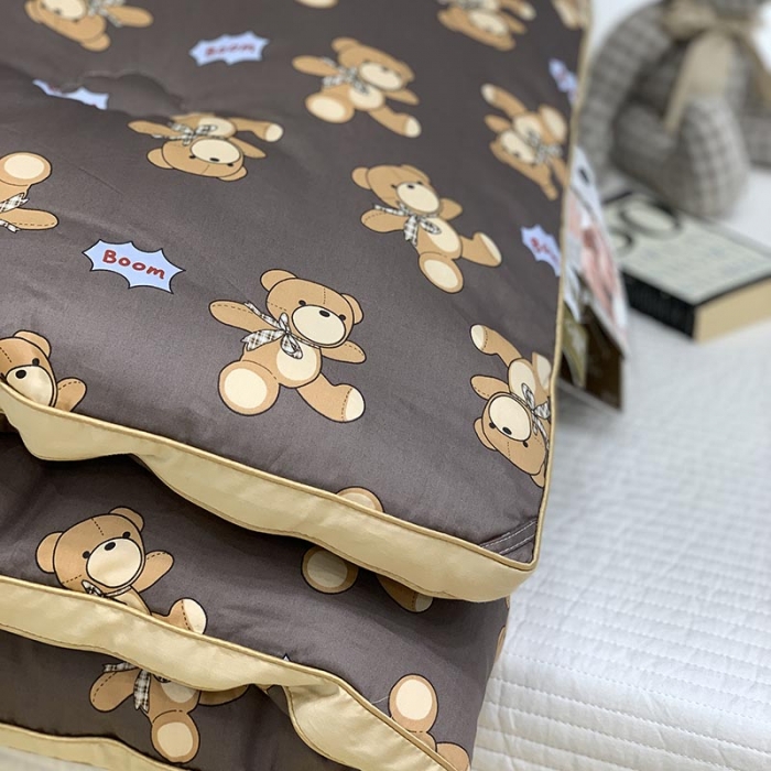 91家纺网 家纺一手货源 找家纺 汇庭 2021新款长绒棉冬被 皮皮熊