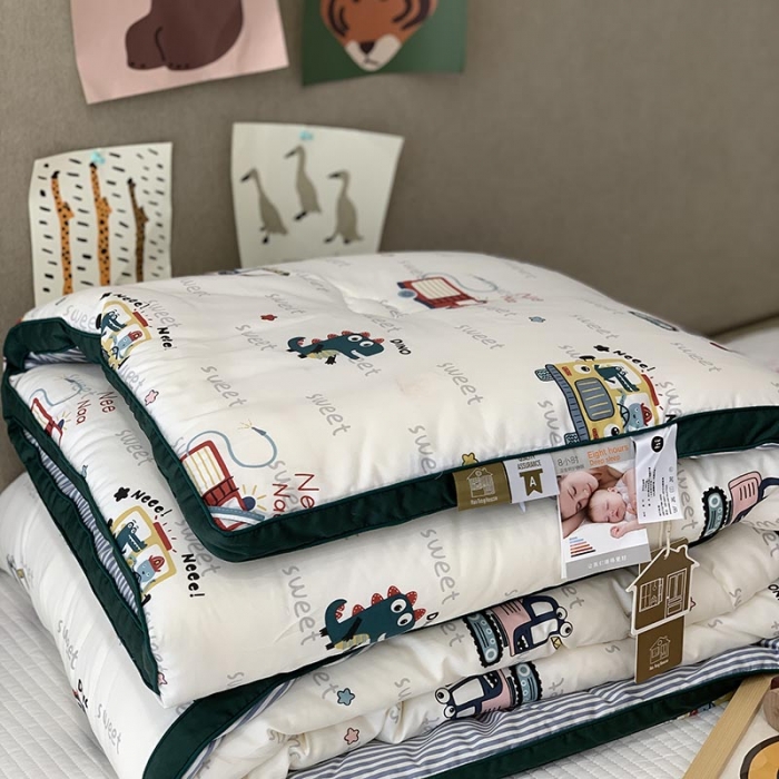 91家纺网 家纺一手货源 找家纺 汇庭 2021新款长绒棉冬被 汽车总动员AB