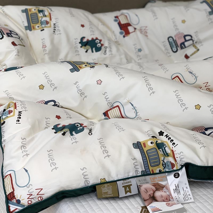 91家纺网 家纺一手货源 找家纺 汇庭 2021新款长绒棉冬被 汽车总动员AB