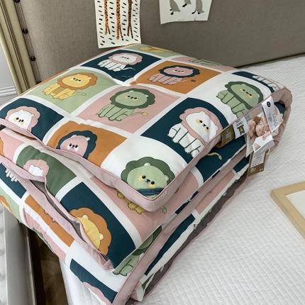 汇庭 2021新款长绒棉冬被 狮宝宝AB