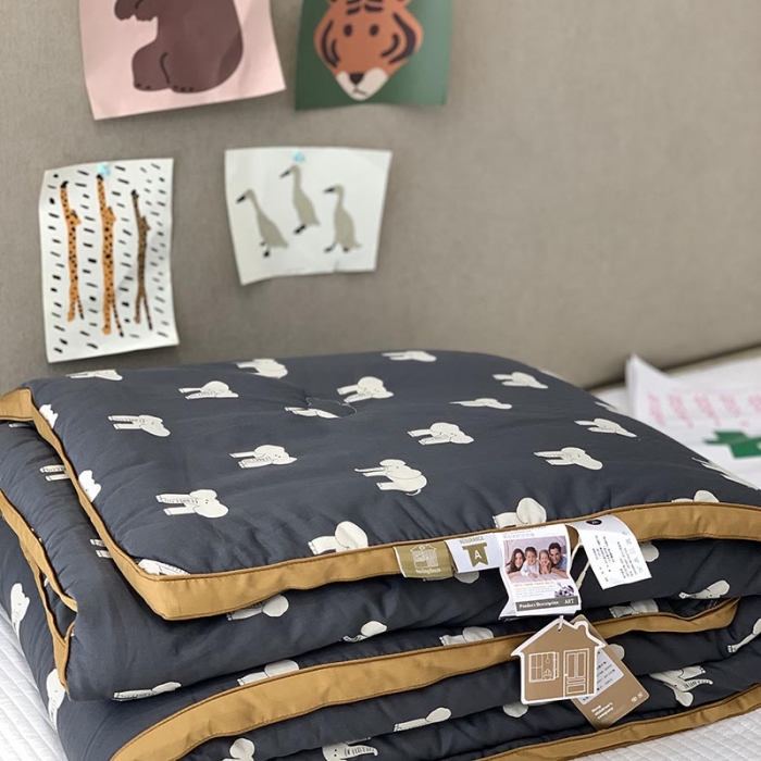 91家纺网 家纺一手货源 找家纺 汇庭 2021新款长绒棉冬被 象多多