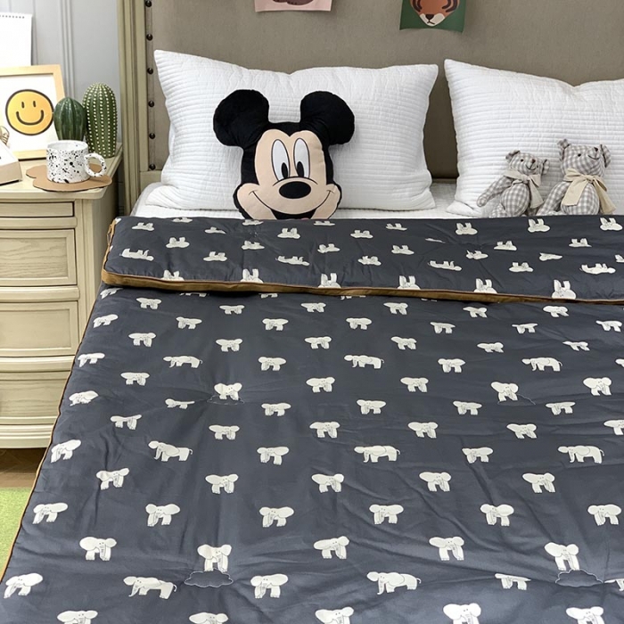 91家纺网 家纺一手货源 找家纺 汇庭 2021新款长绒棉冬被 象多多