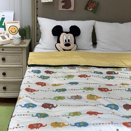 汇庭 2021新款长绒棉冬被 小象宾尼