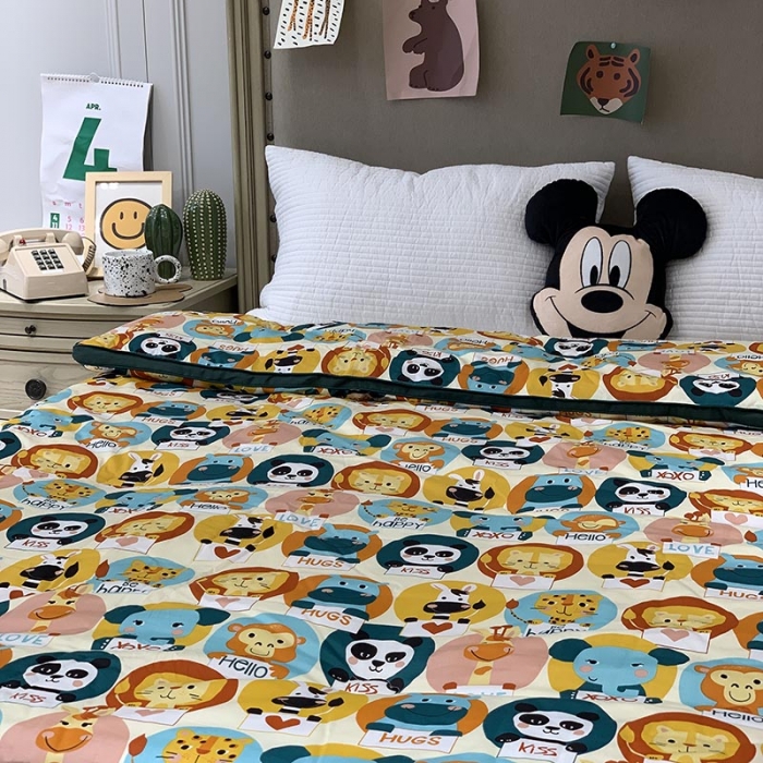 91家纺网 家纺一手货源 找家纺 汇庭 2021新款长绒棉冬被 熊猫