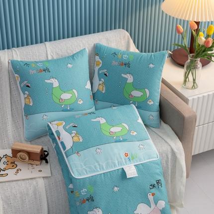 91家纺网 家纺一手货源 找家纺 枕芯真意 2023新款精疏棉抱枕被加油呀