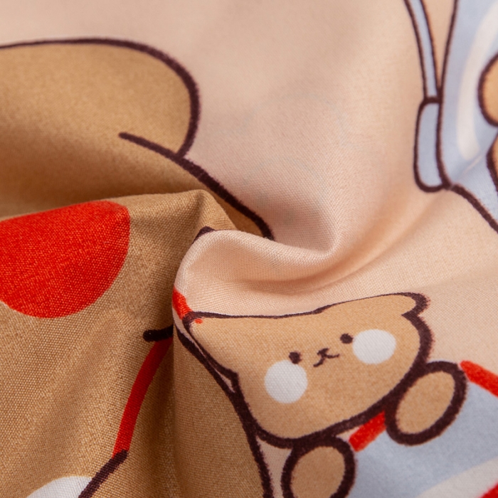 91家纺网 家纺一手货源 找家纺 枕芯真意 2023新款精疏棉抱枕被茶杯熊