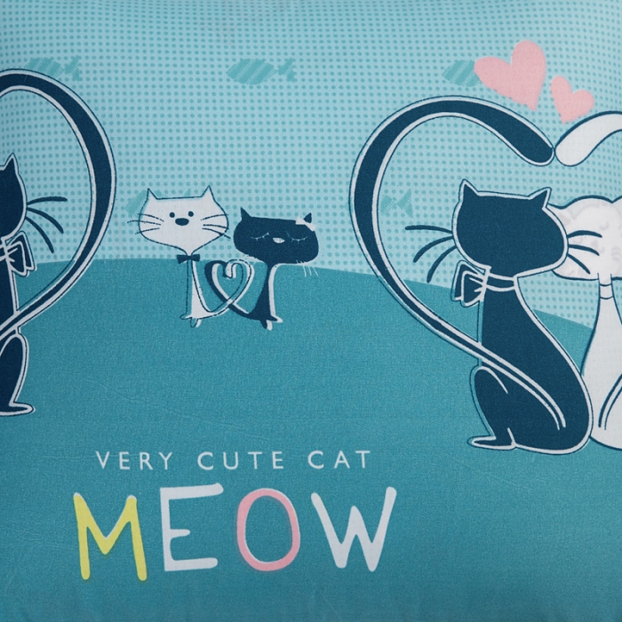 91家纺网 家纺一手货源 找家纺 枕芯真意 2023新款精疏棉抱枕被背影猫