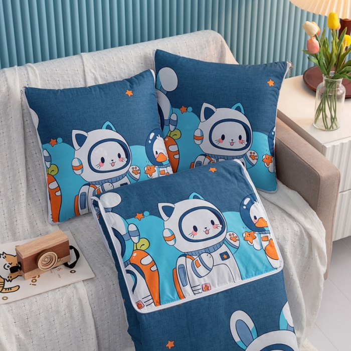 91家纺网 家纺一手货源 找家纺 枕芯真意 2023新款精疏棉抱枕被遨游