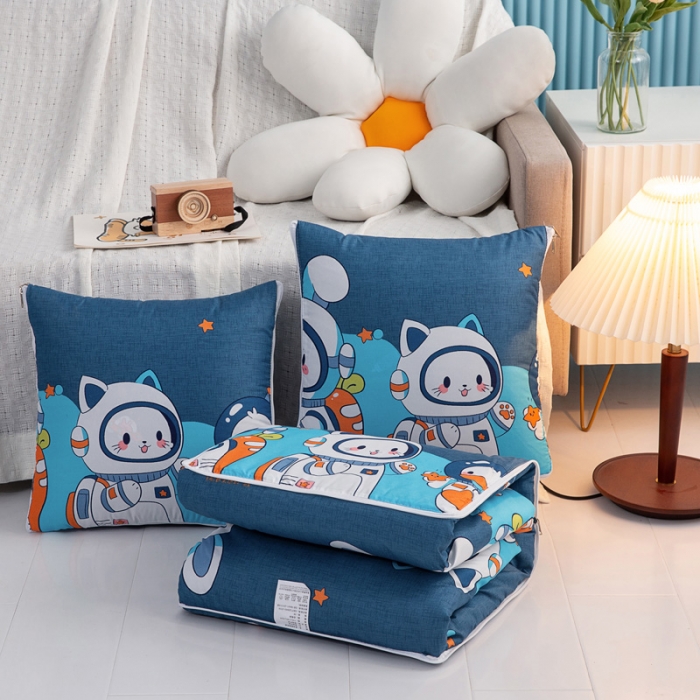 91家纺网 家纺一手货源 找家纺 枕芯真意 2023新款精疏棉抱枕被遨游