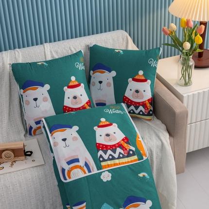 91家纺网 家纺一手货源 找家纺 枕芯真意 2023新款精疏棉抱枕被爱意浓